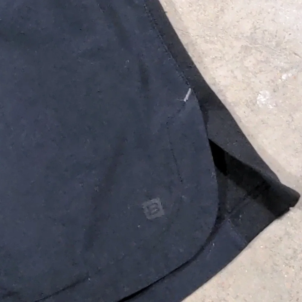 Layer 8 Womens Athletic Shorts Black Medium M Drawstring Elastic Waist Gym Run - Picture 3 of 9